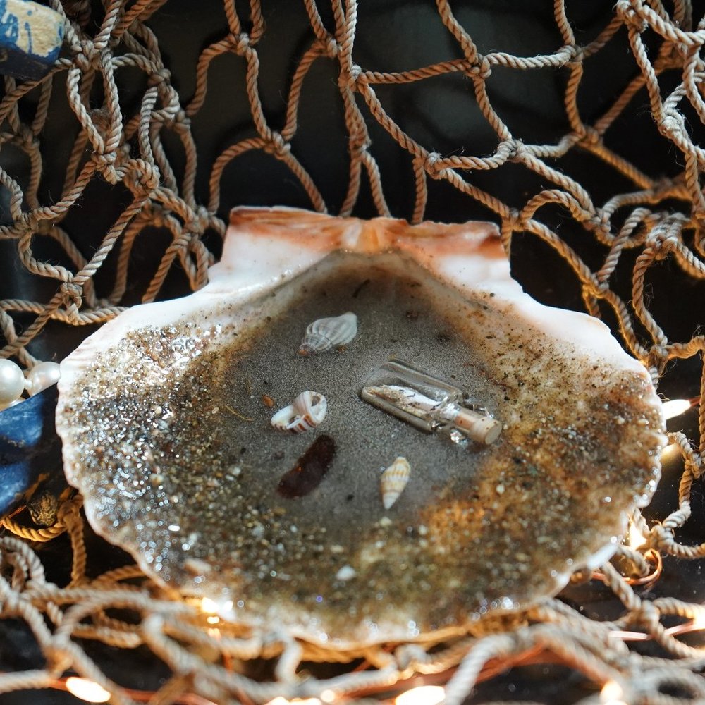 Ocean themed seashell